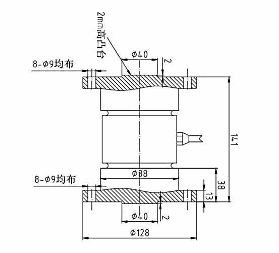 LZ-ZS4柱式稱重傳感器